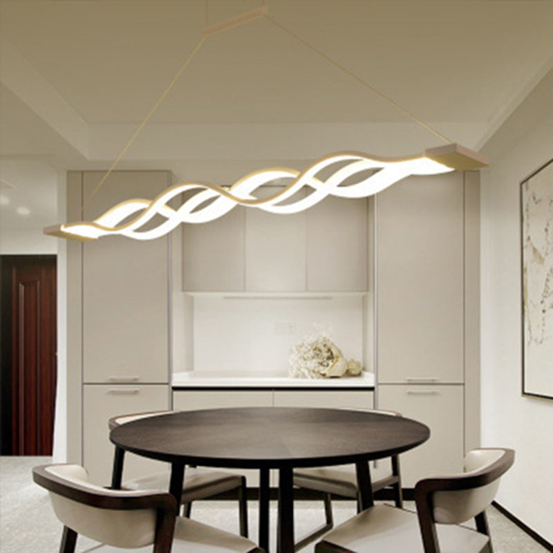 Nordischer Anhänger leichte moderne LED -Streifenform