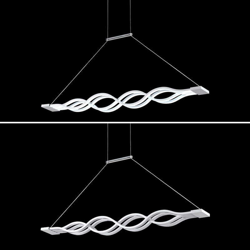 Nordischer Anhänger leichte moderne LED -Streifenform