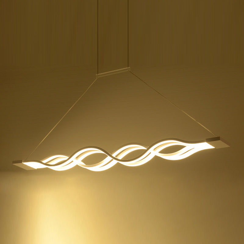 Nordischer Anhänger leichte moderne LED -Streifenform