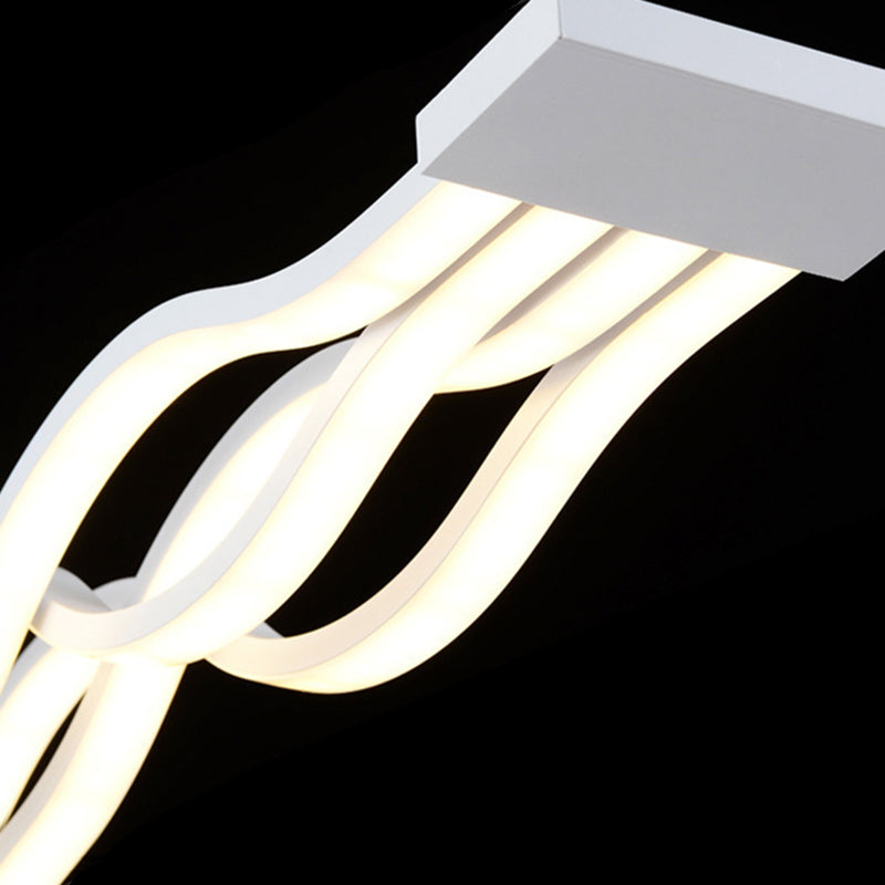 Nordischer Anhänger leichte moderne LED -Streifenform