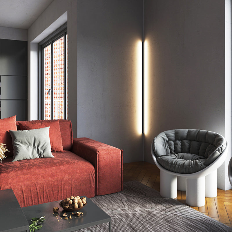 Lineare Wandlampe Aluminium Einfacher Stil LED LED LIGHT WALL SCHLAFT FÜR DISSAME