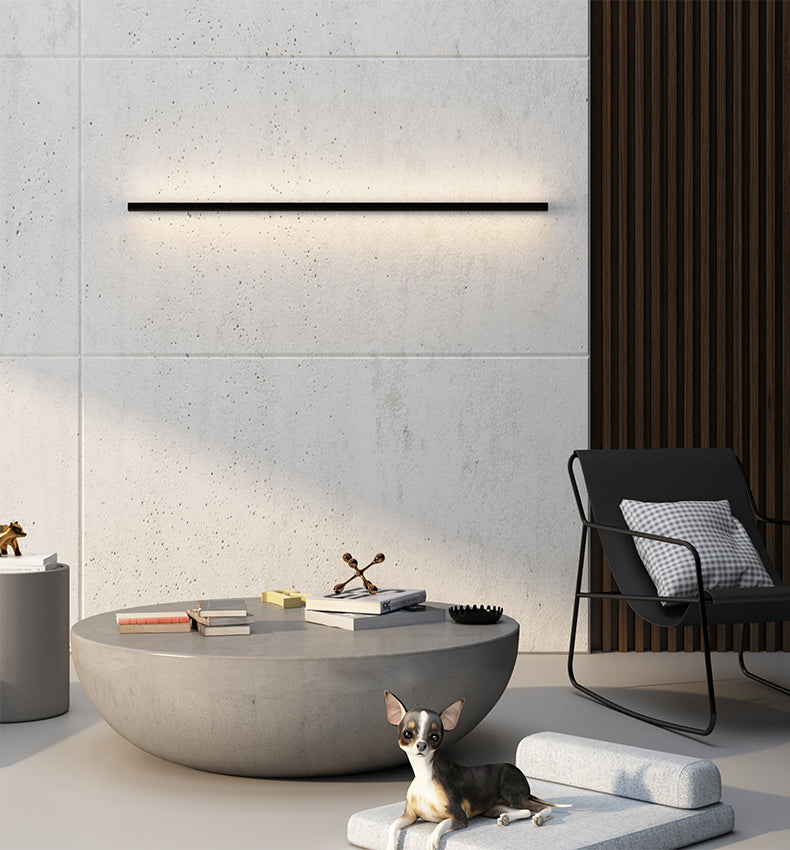 Lineare Wandlampe Aluminium Einfacher Stil LED LED LIGHT WALL SCHLAFT FÜR DISSAME