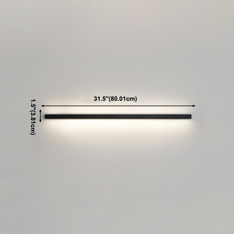 Lineare Wandlampe Aluminium Einfacher Stil LED LED LIGHT WALL SCHLAFT FÜR DISSAME