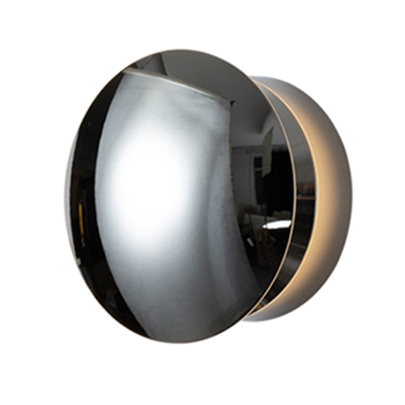 Wohnzimmer Wandleuchte postmoderne Metall Ein hell silberne Wandmontageleuchte