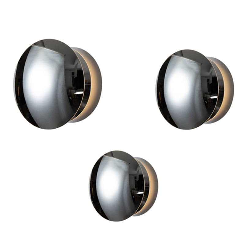 Wohnzimmer Wandleuchte postmoderne Metall Ein hell silberne Wandmontageleuchte