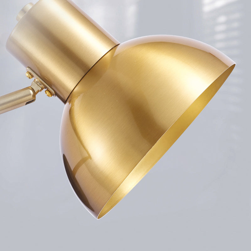 Postmoderne 1 Kopfmetall Wandleuchte Goldwandleuchte für den Untersuchungsraum