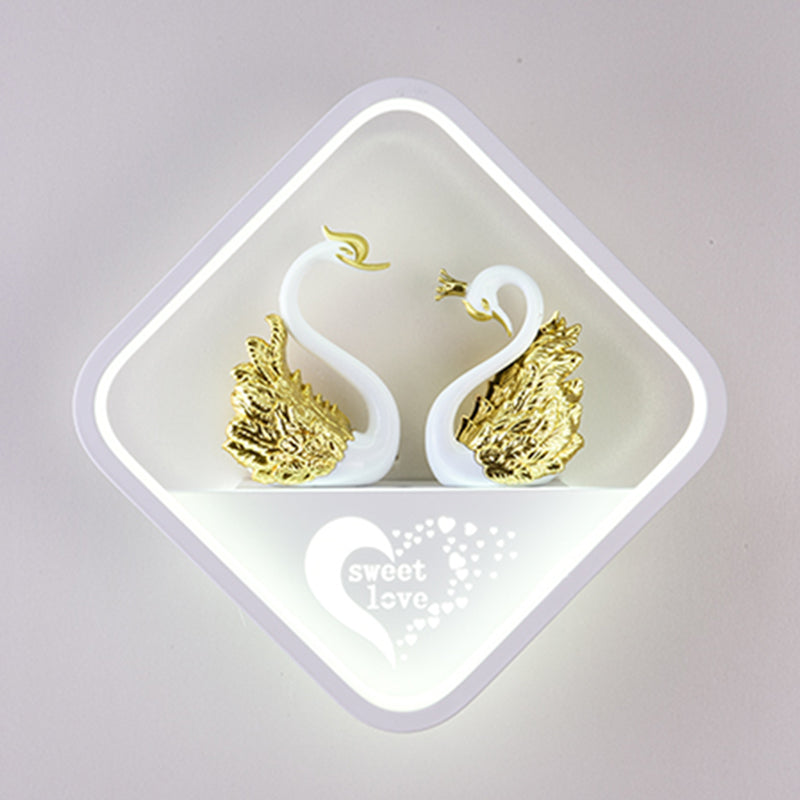 Livrage du salon Murminalisme moderne minimalisme LED MONT ÉCLAINEMENT (sans décoration)