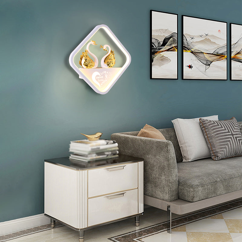 Livrage du salon Murminalisme moderne minimalisme LED MONT ÉCLAINEMENT (sans décoration)