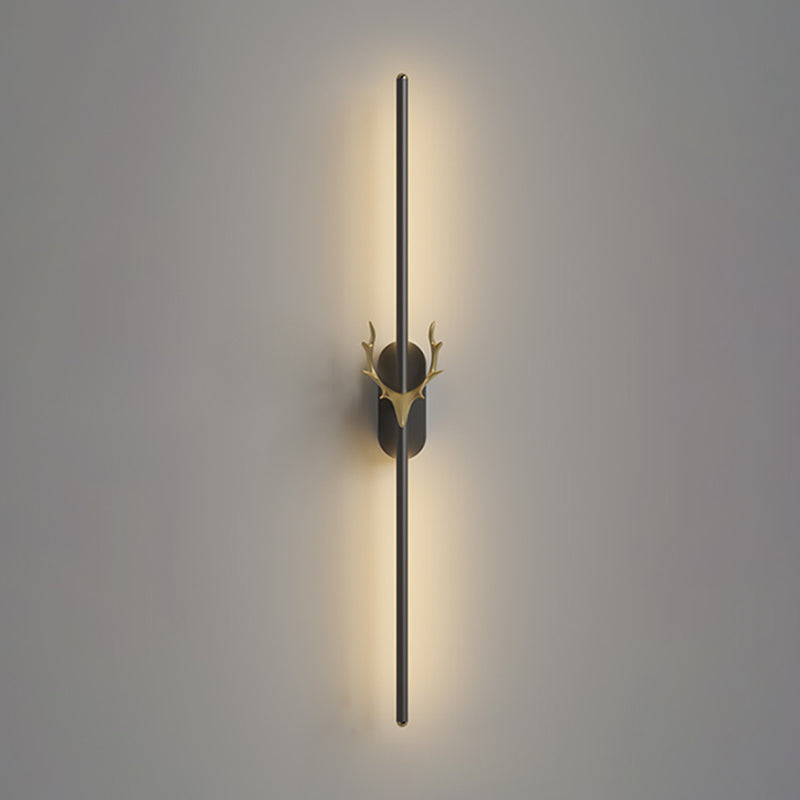 Lineare Wandlampe Aluminium Einfacher Stil LED LED LIGHT WALL SCHLAFT für Wohnzimmer