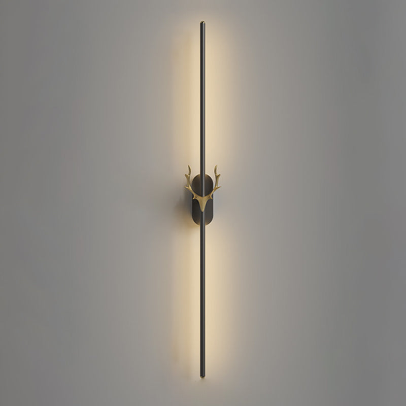 Lineare Wandlampe Aluminium Einfacher Stil LED LED LIGHT WALL SCHLAFT für Wohnzimmer