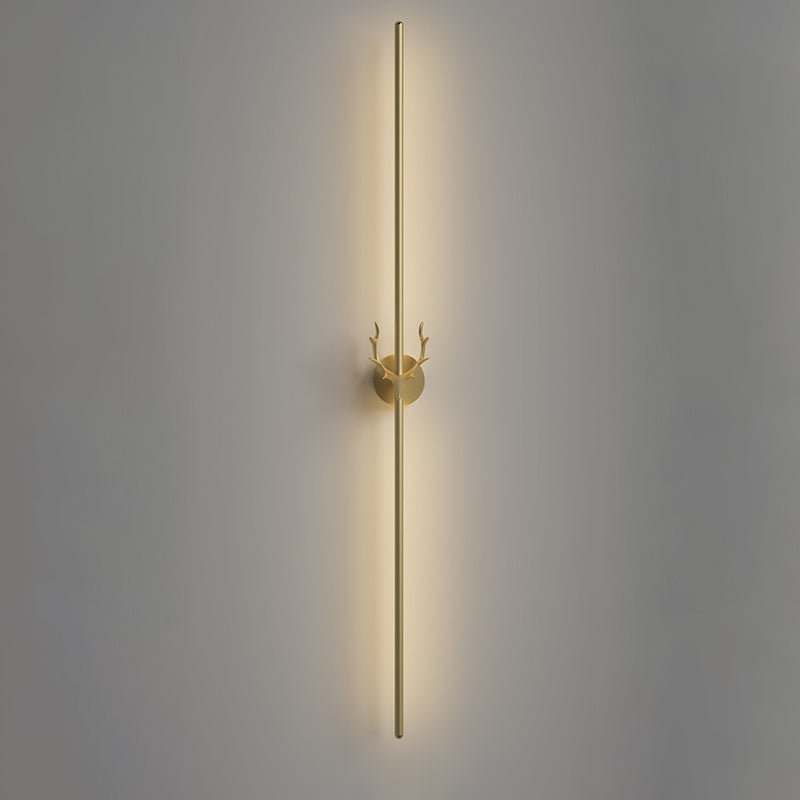 Lineare Wandlampe Aluminium Einfacher Stil LED LED LIGHT WALL SCHLAFT für Wohnzimmer