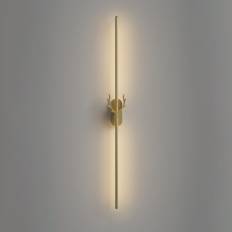 Lineare Wandlampe Aluminium Einfacher Stil LED LED LIGHT WALL SCHLAFT für Wohnzimmer