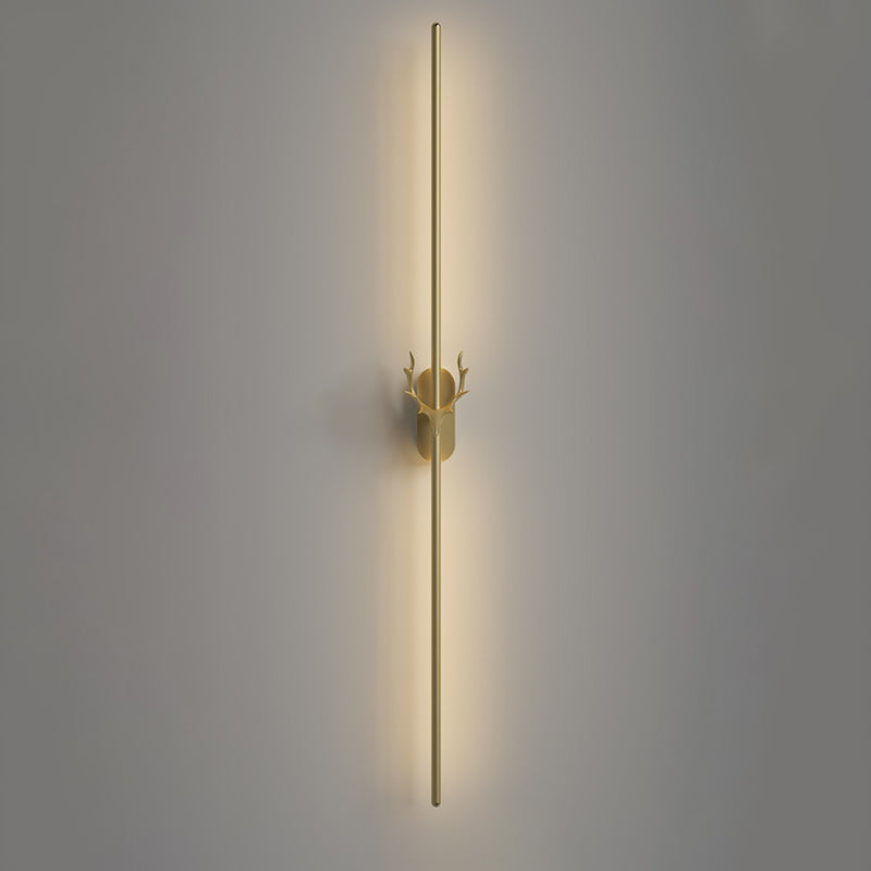 Lineare Wandlampe Aluminium Einfacher Stil LED LED LIGHT WALL SCHLAFT für Wohnzimmer