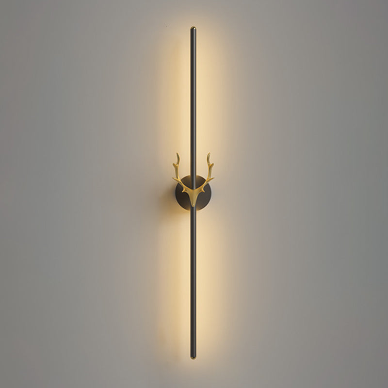 Lineare Wandlampe Aluminium Einfacher Stil LED LED LIGHT WALL SCHLAFT für Wohnzimmer