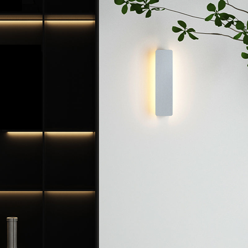 Salon du salon Murminalisme moderne minimalisme LED Rectangular Wall Mount Éclairage