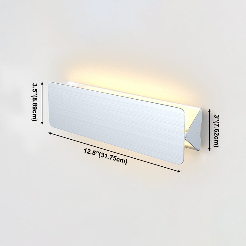 Salon du salon Murminalisme moderne minimalisme LED Rectangular Wall Mount Éclairage