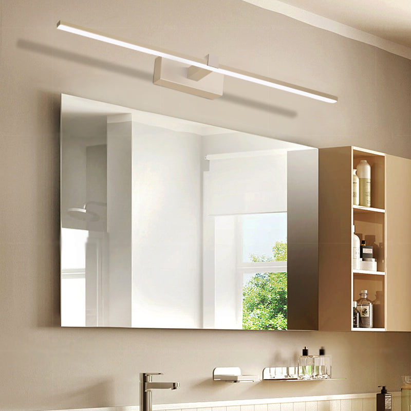 Noordse moderne spiegellicht Simple Long Strip Mirror Lamp Fixture voor badkamer