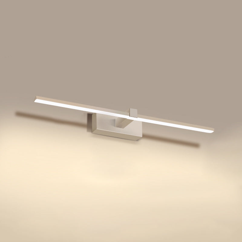 Nordic Modern Mirror Light Simple Long Strip Mirror Lamp Fixture for Bathroom