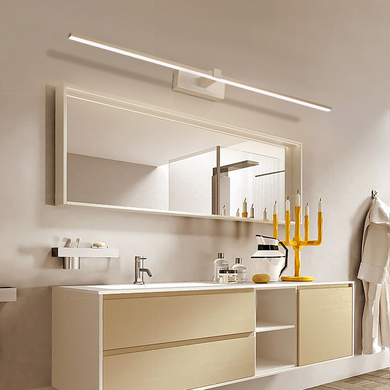 Noordse moderne spiegellicht Simple Long Strip Mirror Lamp Fixture voor badkamer