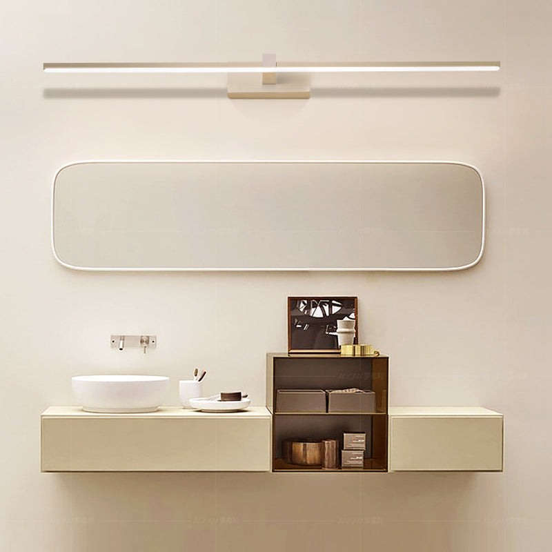 Noordse moderne spiegellicht Simple Long Strip Mirror Lamp Fixture voor badkamer