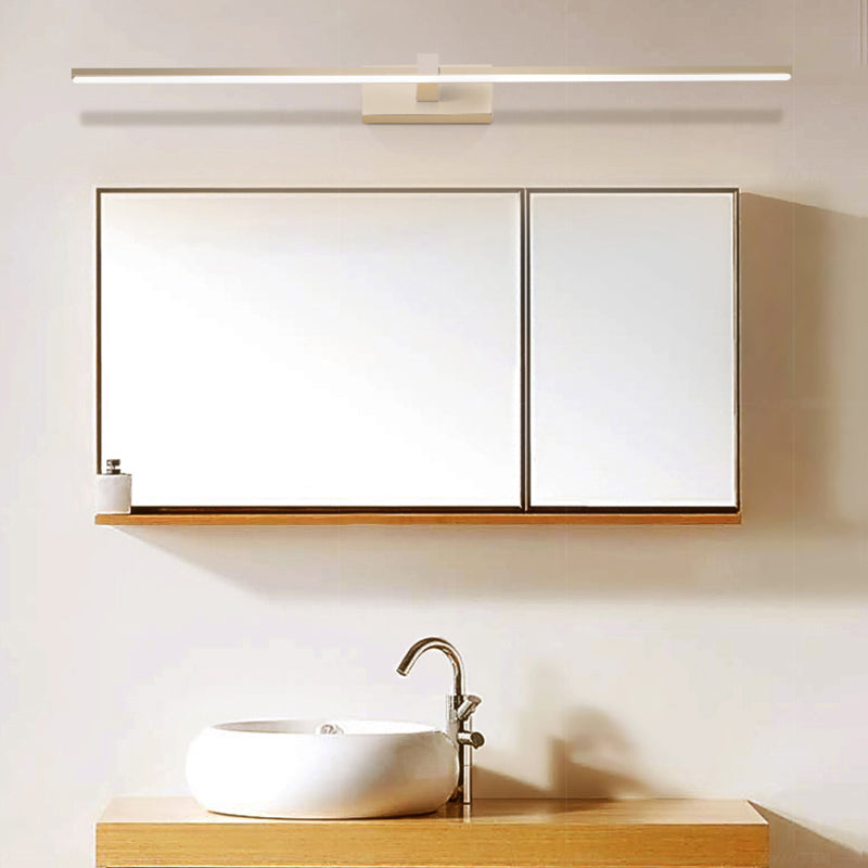 Noordse moderne spiegellicht Simple Long Strip Mirror Lamp Fixture voor badkamer