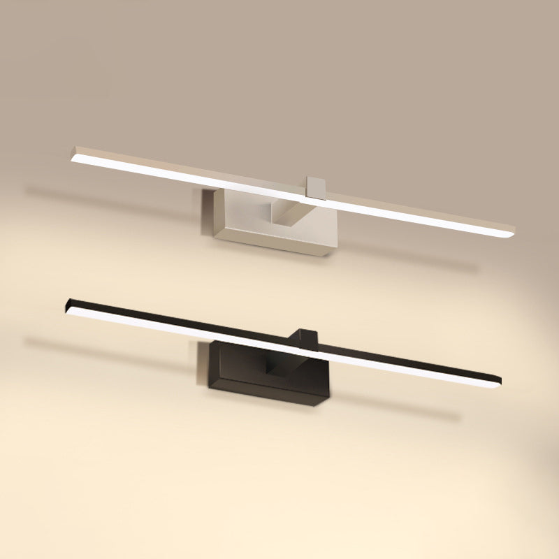Noordse moderne spiegellicht Simple Long Strip Mirror Lamp Fixture voor badkamer