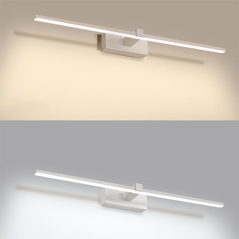 Noordse moderne spiegellicht Simple Long Strip Mirror Lamp Fixture voor badkamer