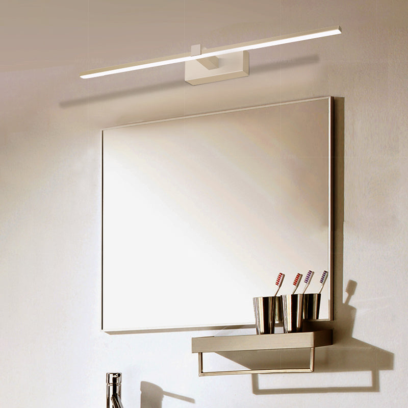 Noordse moderne spiegellicht Simple Long Strip Mirror Lamp Fixture voor badkamer