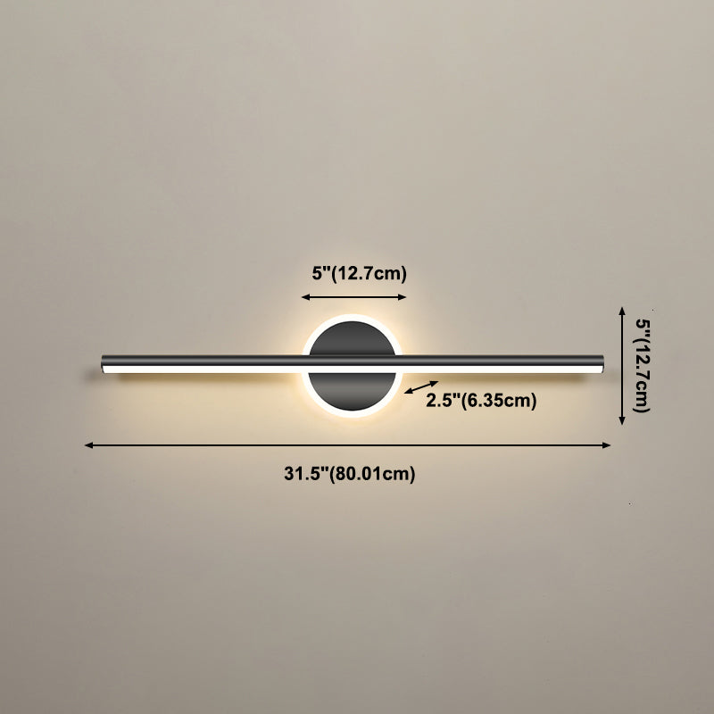 Nordic Modern Mirror Light Long Strip Mirror Lamp Fixture for Bathroom