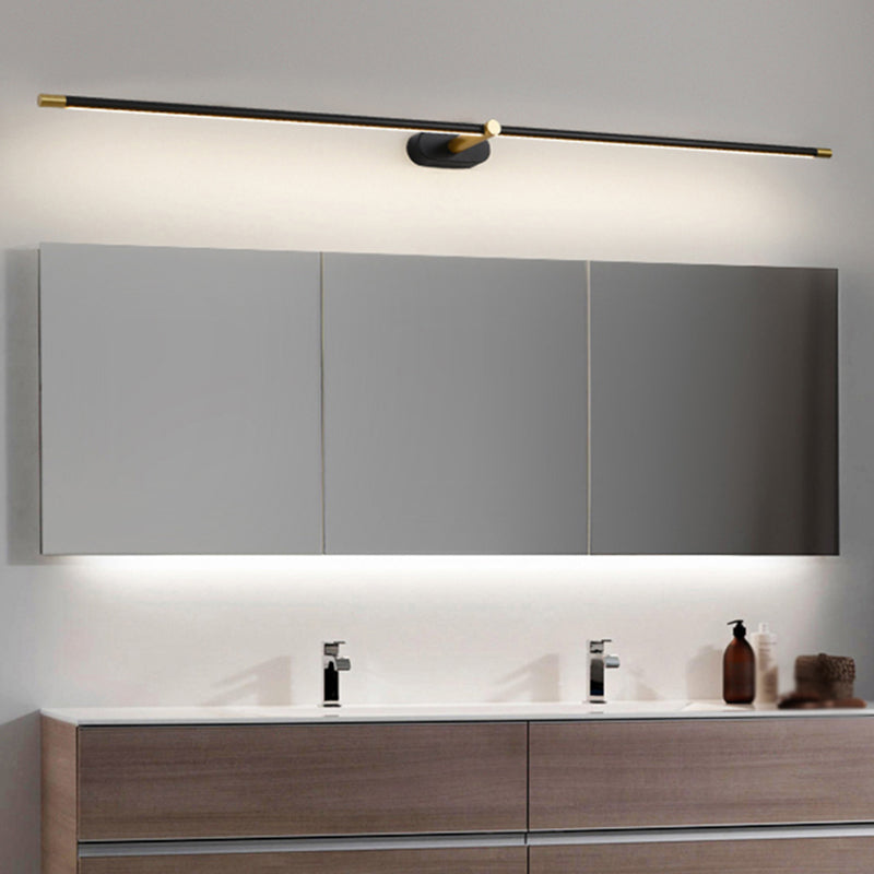 Nordic Modern Mirror Light Long Strip Mirror Lamp Fixture for Toilet Bathroom
