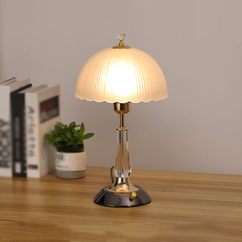 Lampada da tavolo semplice nordica Lampada da scrivania in vetro in stile moderno per soggiorno camera da letto studio