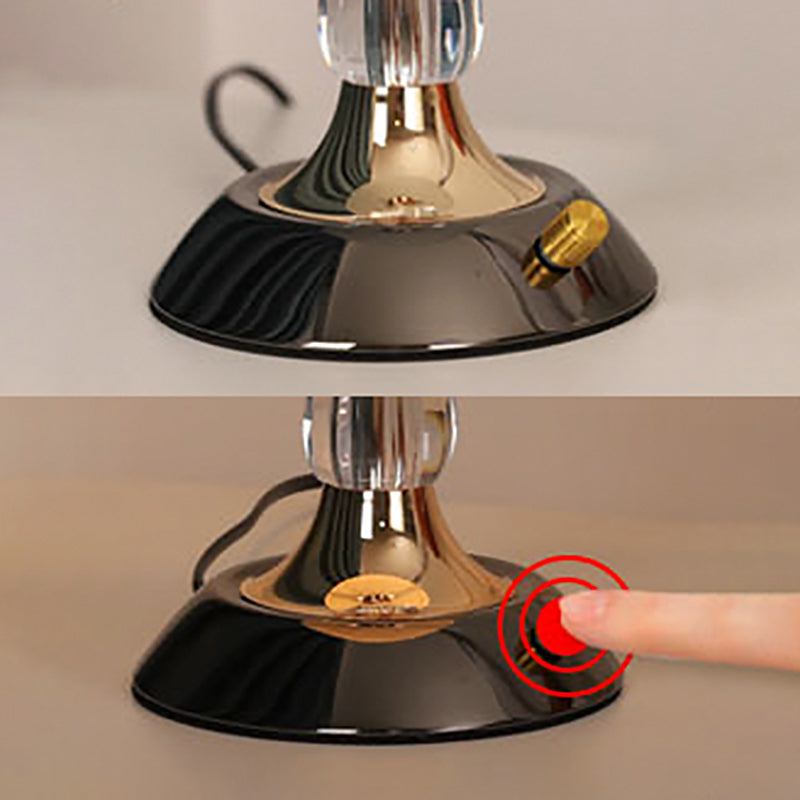 Scandinavische eenvoudige tafellamp moderne stijl glazen bureaulamp voor studeerkamer woonkamer