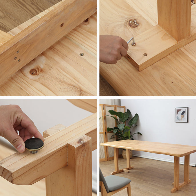 Modern 1/2/5/7 stukken eetgelegenheidset massief houten dinermeubelset/aparte items