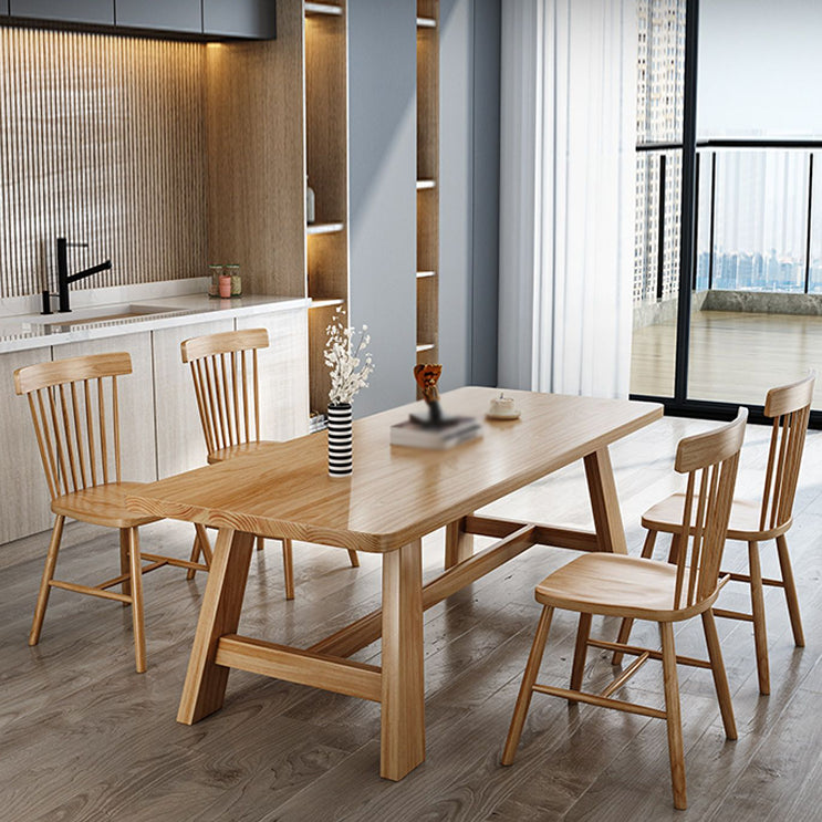 Moderno 1/2/3/4/5 Piezas Juego de comedor Pino Muebles de comedor de pino/Artículos separados