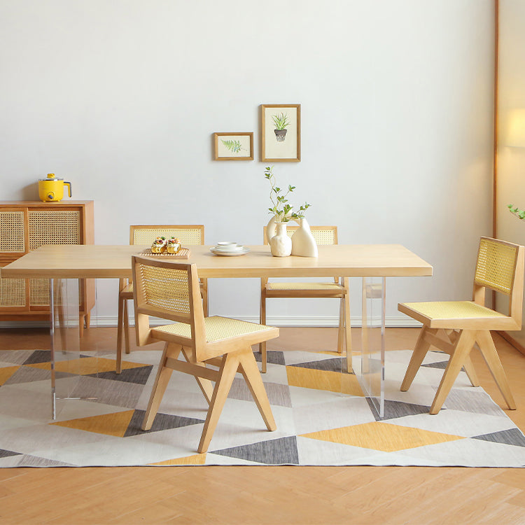 Moderne 1/3/5 Stück Ess -Set Massivholz Essmöbel Set/Separate Gegenstände