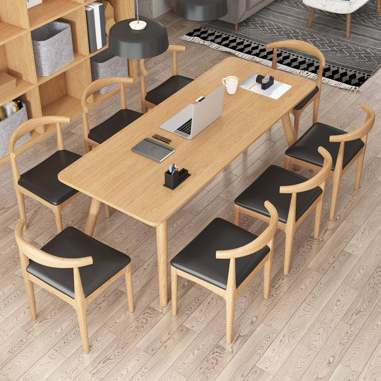 Modern 1/2/3/4/5/9 stukken houten dinerset eetmeubels set/aparte items