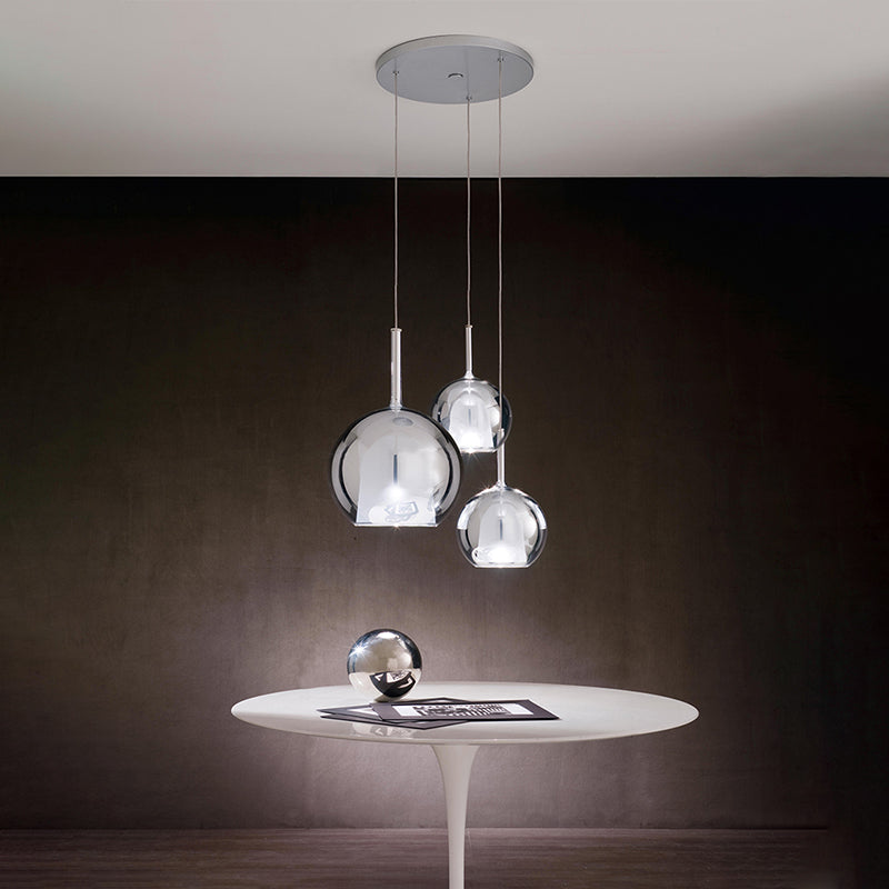 1 Lichthängeleuchte moderne Bell-LED-Federung für das Restaurant