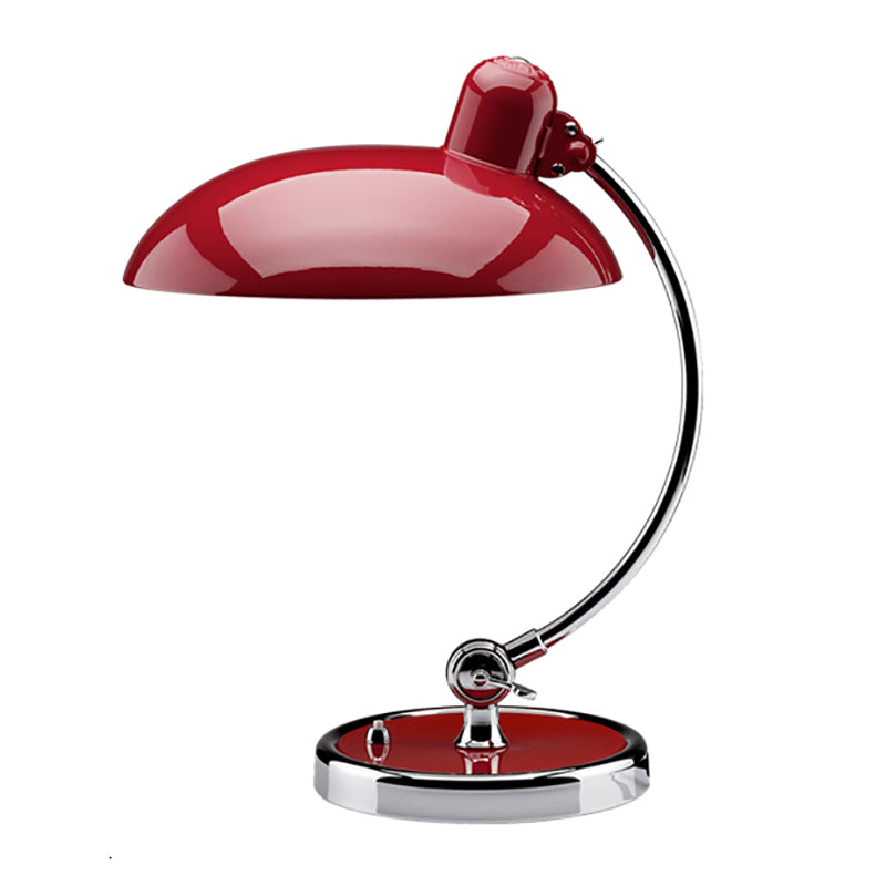 Lampada da tavolo ad arco nordico colorato lampada da tavolo a leggera con metallo per camera da letto