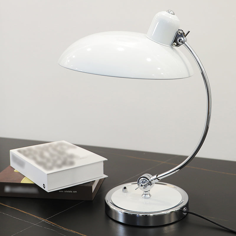 Nordic Arc Table Lamp Colorful Single Light Table Lamp with Metal for Bedroom