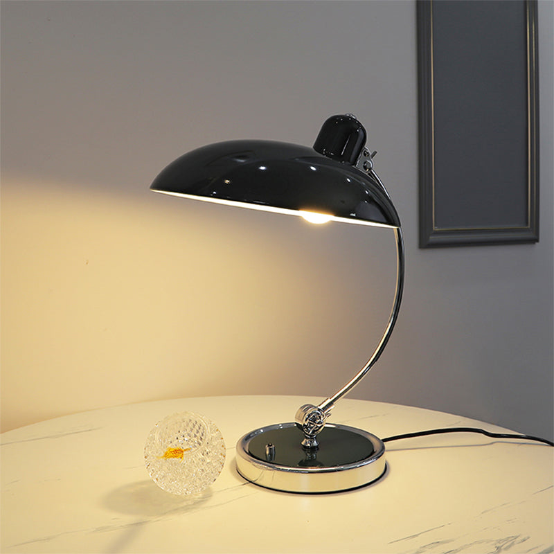 Nordic Arc Table Lamp Colorful Single Light Table Lamp with Metal for Bedroom