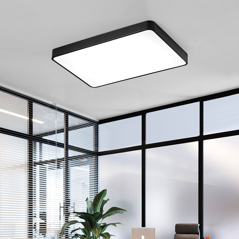 Plafoniera a LED Geometry Apparecchio di illuminazione da incasso con semplicità contemporanea