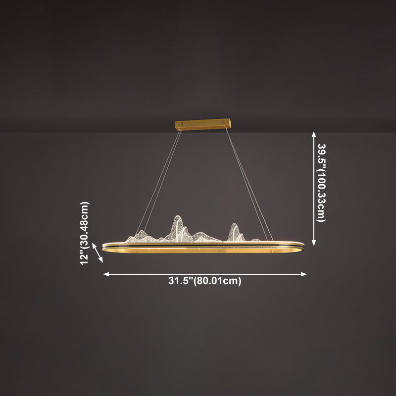 Nordic Modern Dining Island Light Küche LED -Decke Hängende Leuchte
