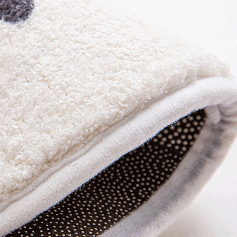 Rapis géométrique à damier tapis intérieur Tacon résistant au tapis de support non glissant pour le salon