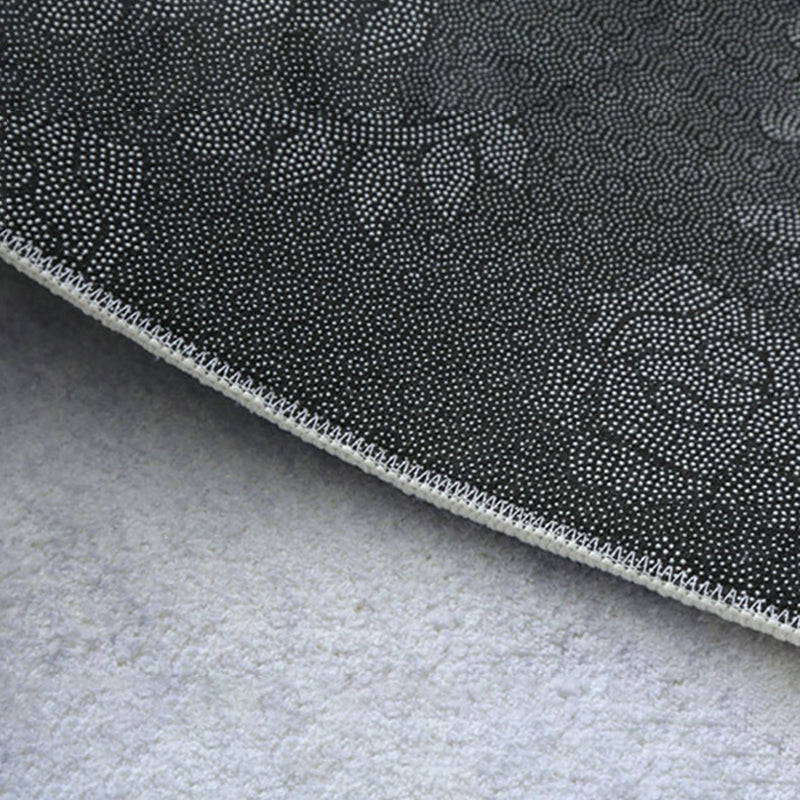 Wit eenvoudig tapijt polyester controle print tapijt vlekbestendig tapijt voor woonkamer