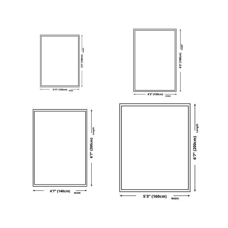 Beige Modern Rug Polyester Stripe Rug Stain Resistant Rug for Living Room