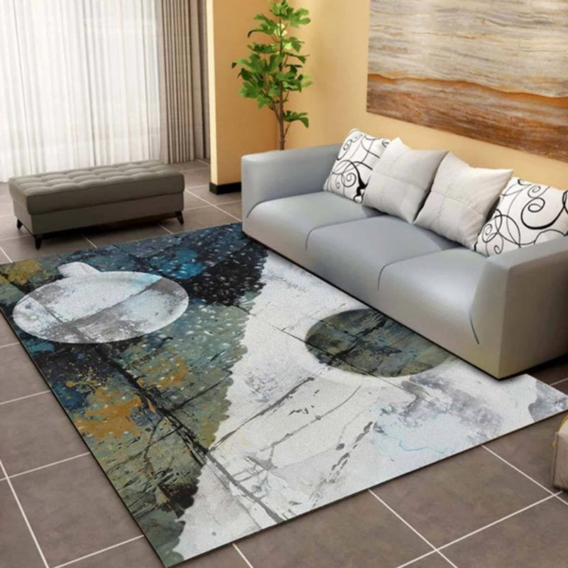 Tappeto sexangle moderno grigio tappeto interno per soggiorno per soggiorno