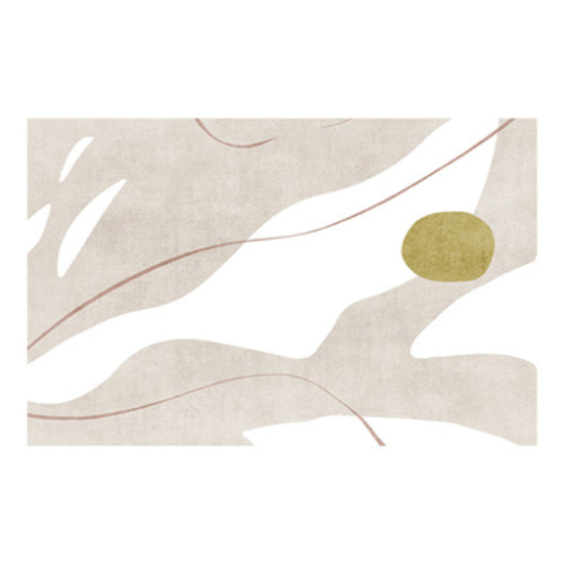 Tapis contemporain beige Rapier de couleur de contraste de pyrout de tapis résistant à la décoration intérieure