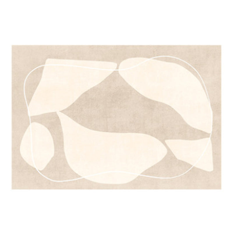Tapis contemporain beige Rapier de couleur de contraste de pyrout de tapis résistant à la décoration intérieure
