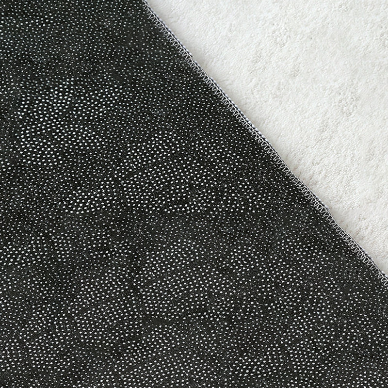 Beige Modern Rug Polyester Spots Rug Washable Rug for Living Room