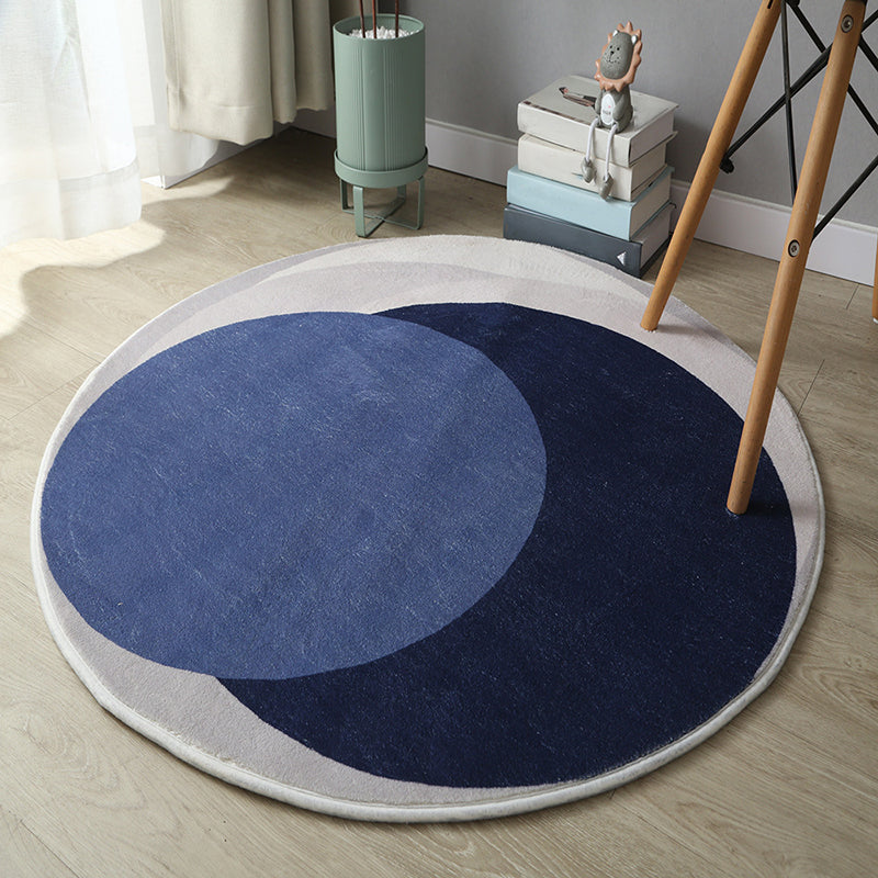 Tapis de couleur vert foncé Polyester Tapis lavable Tapis lavable pour salle de dessin